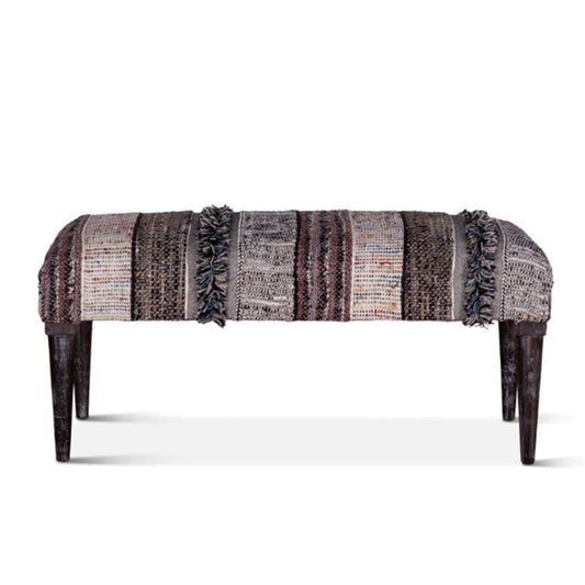  Algiers Upholstered Multi-Color Accent Bench 