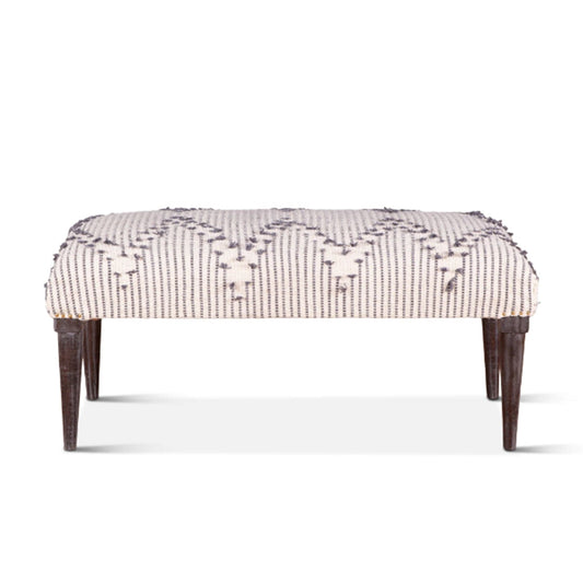  Algiers Upholstered Handloom Durry Accent Bench 