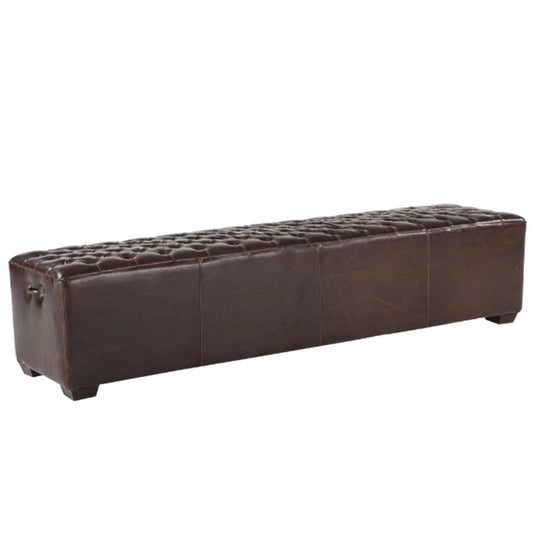  Arabella Bicast Leather Bench 