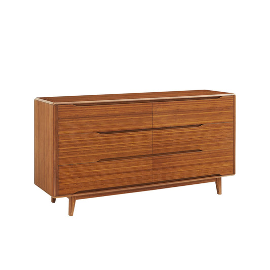  Currant Six Drawer Double Dresser 