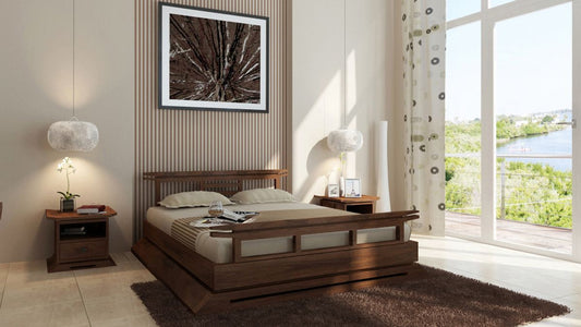 Japanese Influences of the Kondo Platform Bed and Collection by Harmonia Living